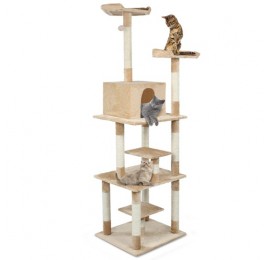 arbre a chat geant fixation plafond